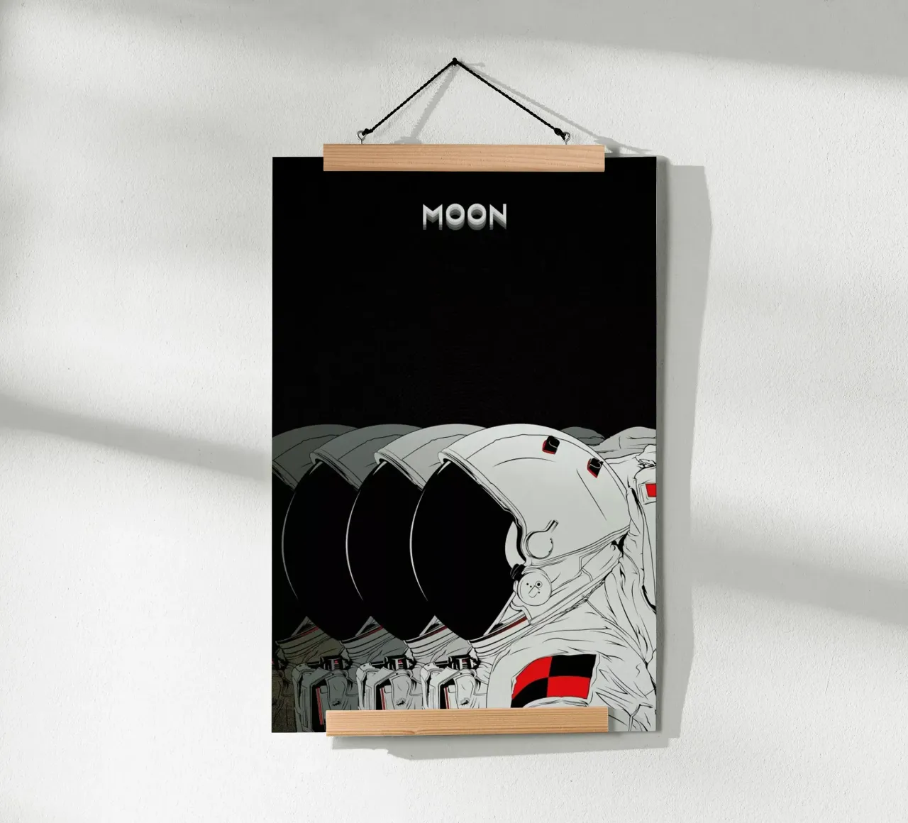 Moon poster da Cranio Dsgn