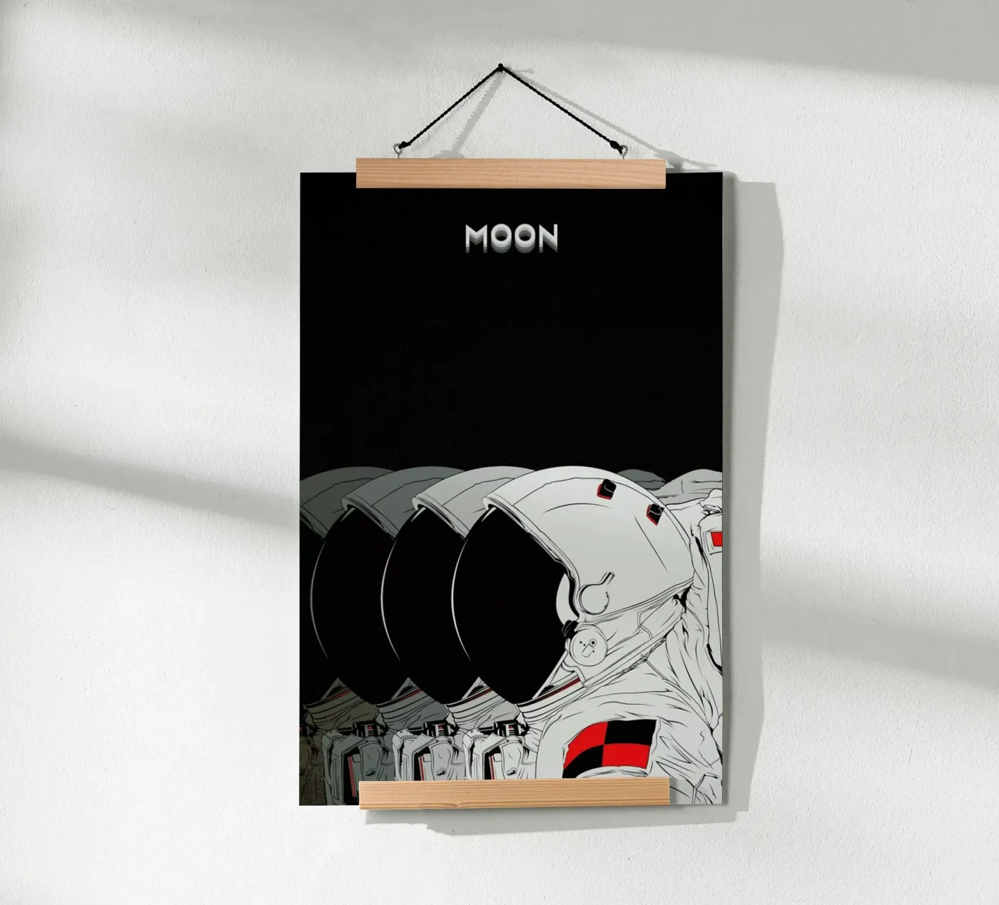 Moon poster van Cranio Dsgn