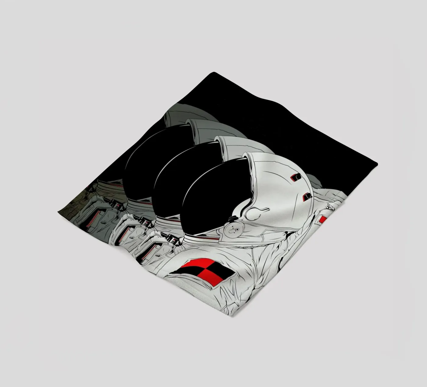 Moon fleece blanket by Cranio Dsgn