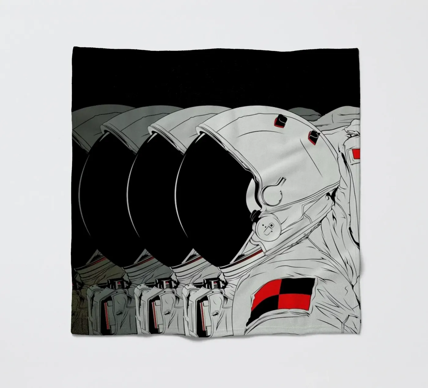 Moon fleece blanket by Cranio Dsgn