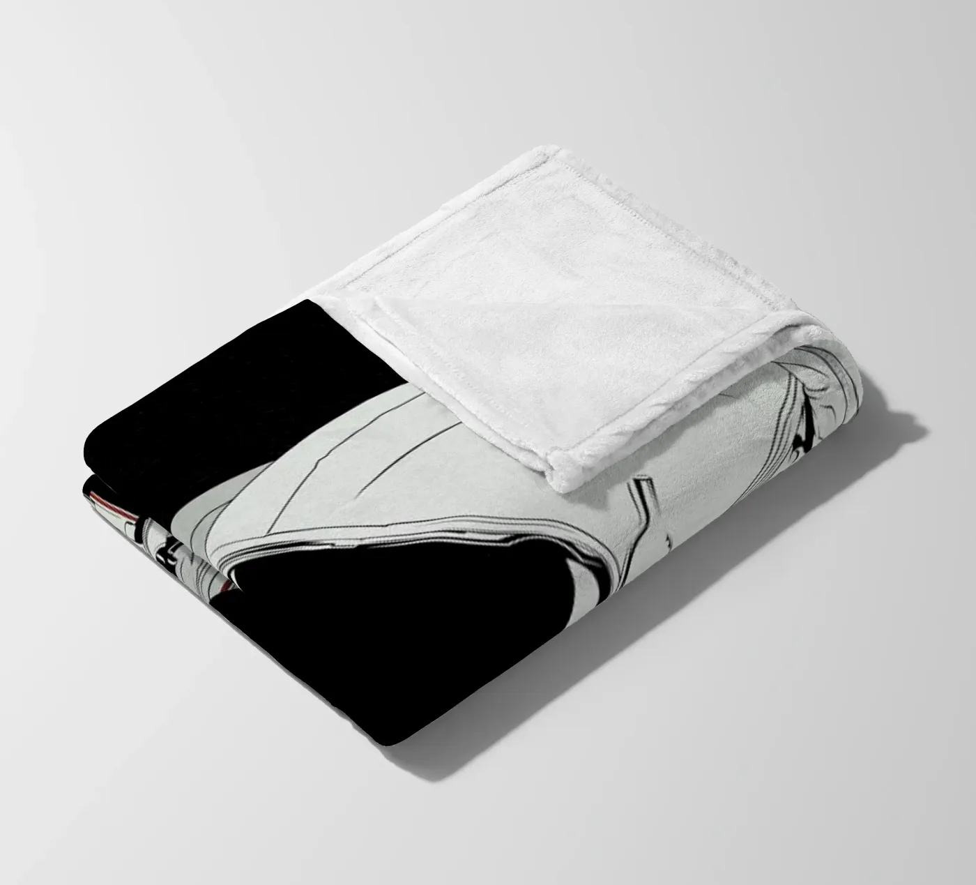 Moon fleece blanket by Cranio Dsgn