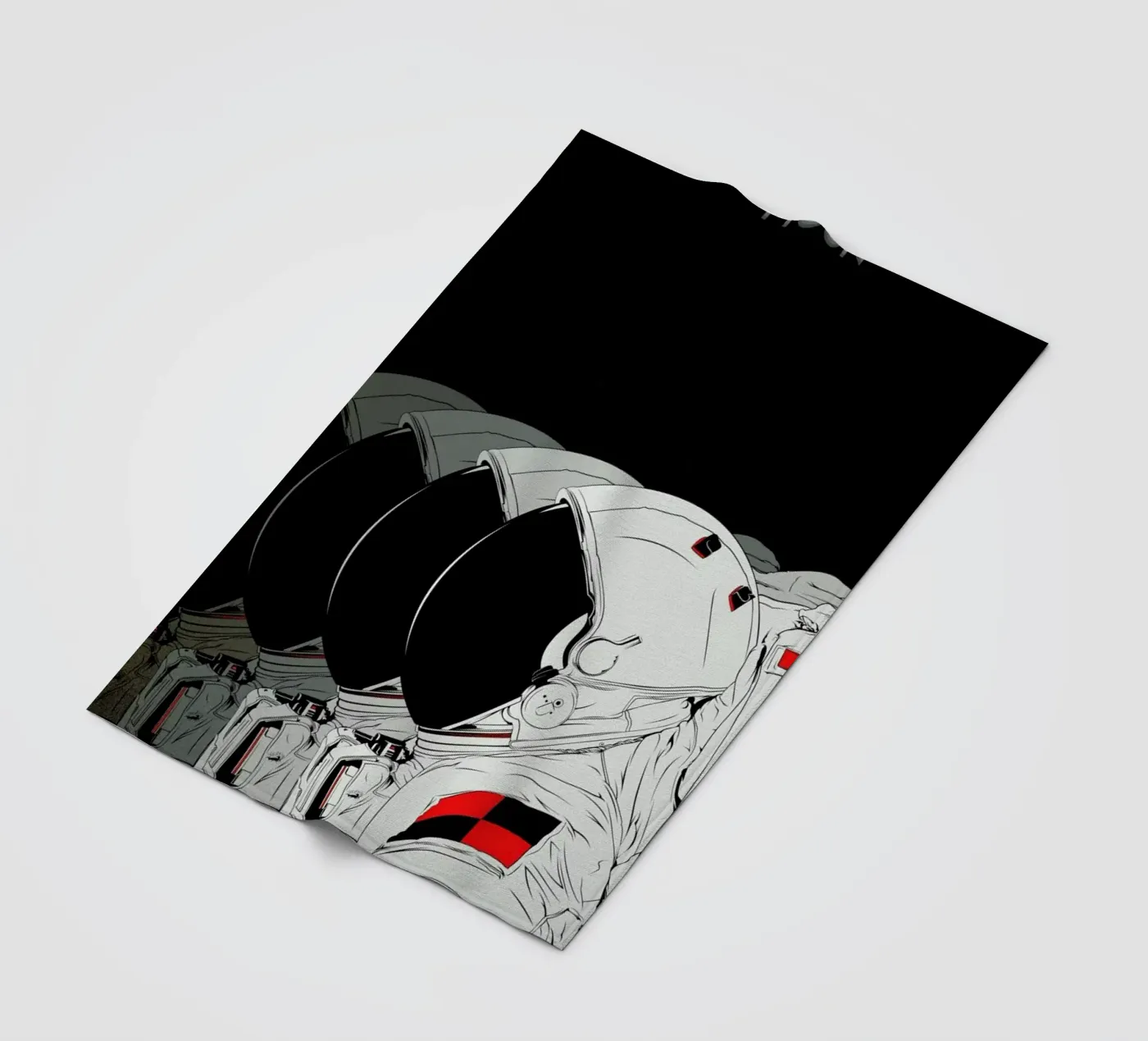 Moon fleece blanket by Cranio Dsgn