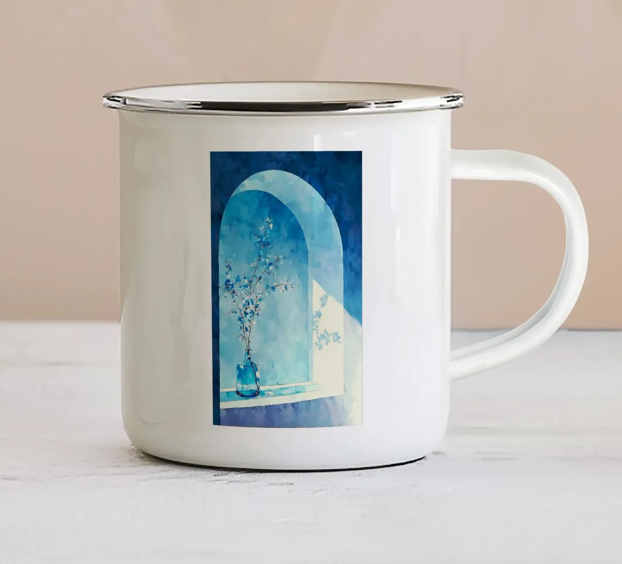 lighting glass bottle tazza in smalto da prindy