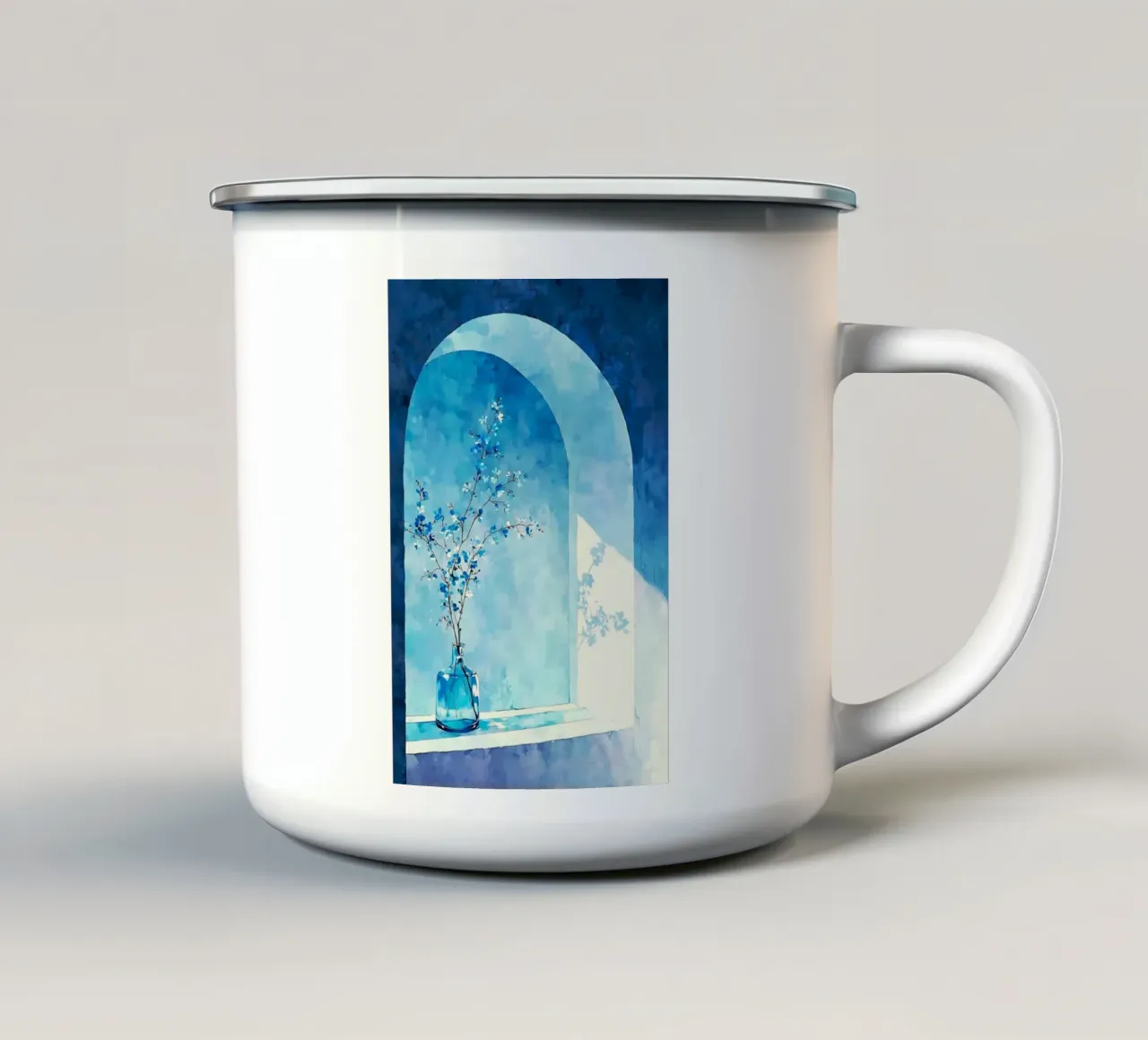 lighting glass bottle tazza in smalto da prindy