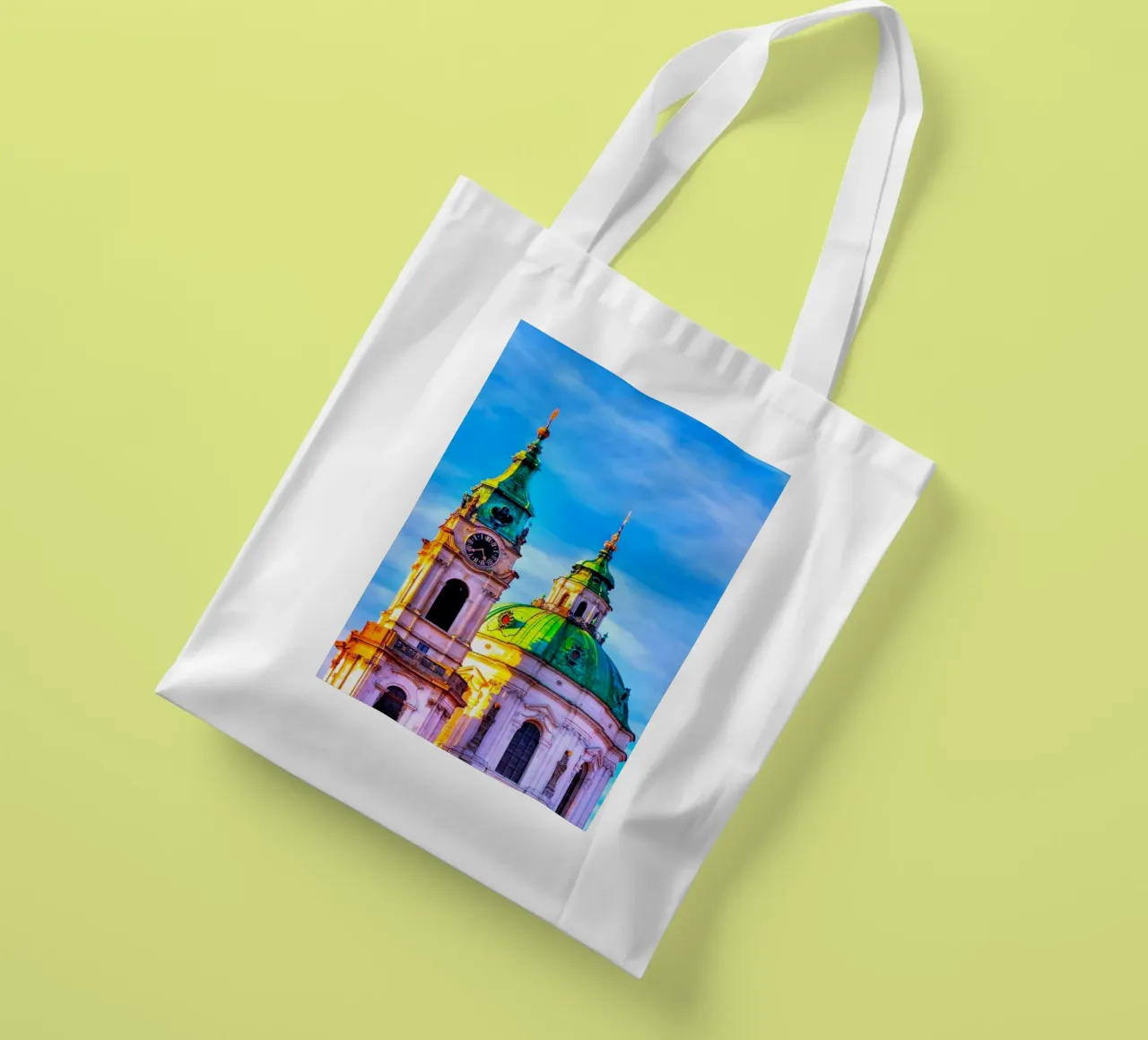 green roof windows tote bag by Histrol
