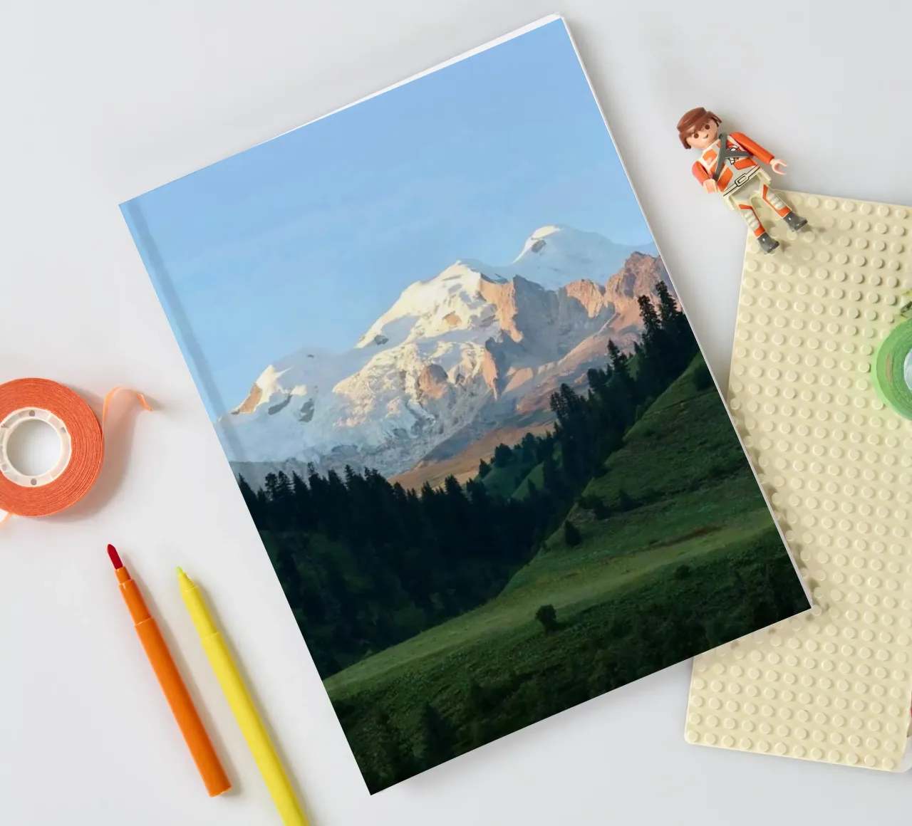 mountain sunrise notebook by prindy