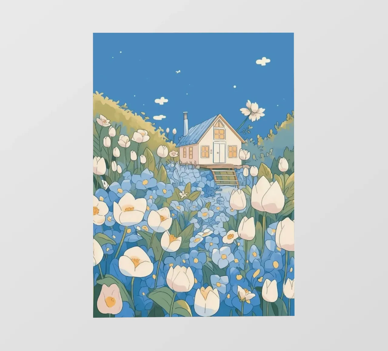 pathway flowerbeds pellicola backlit da prindy