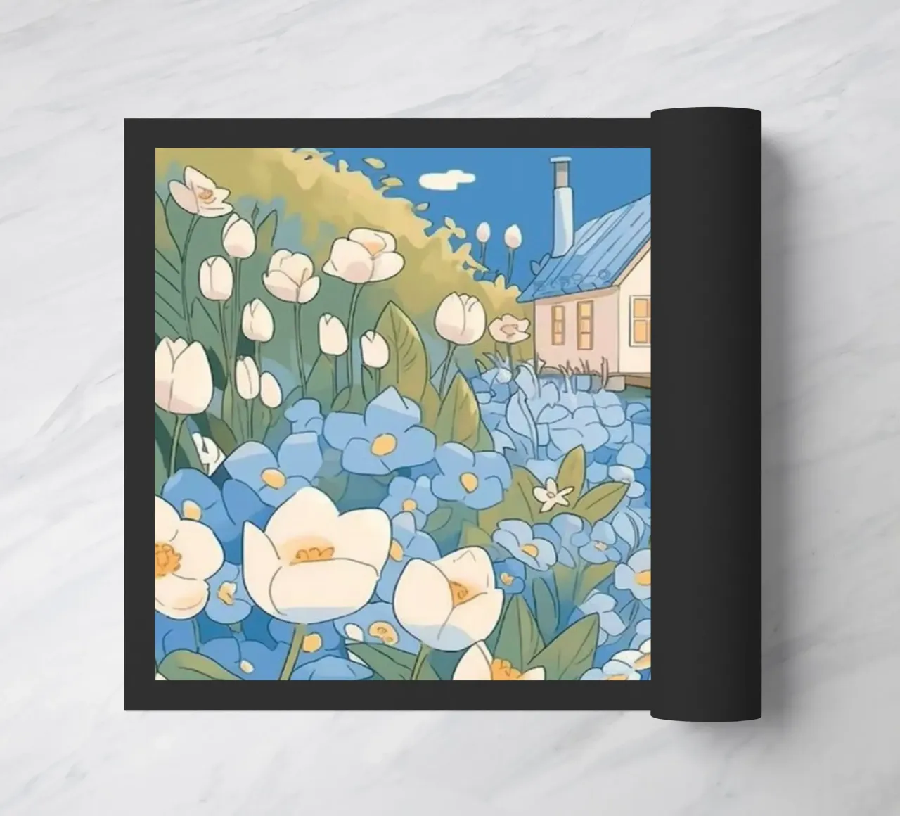 pathway flowerbeds zerbino da prindy