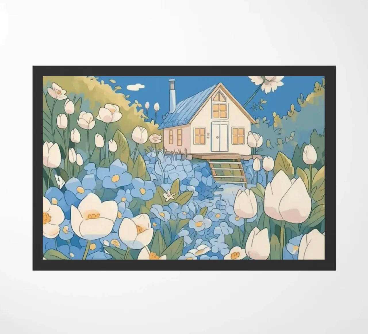 pathway flowerbeds zerbino da prindy