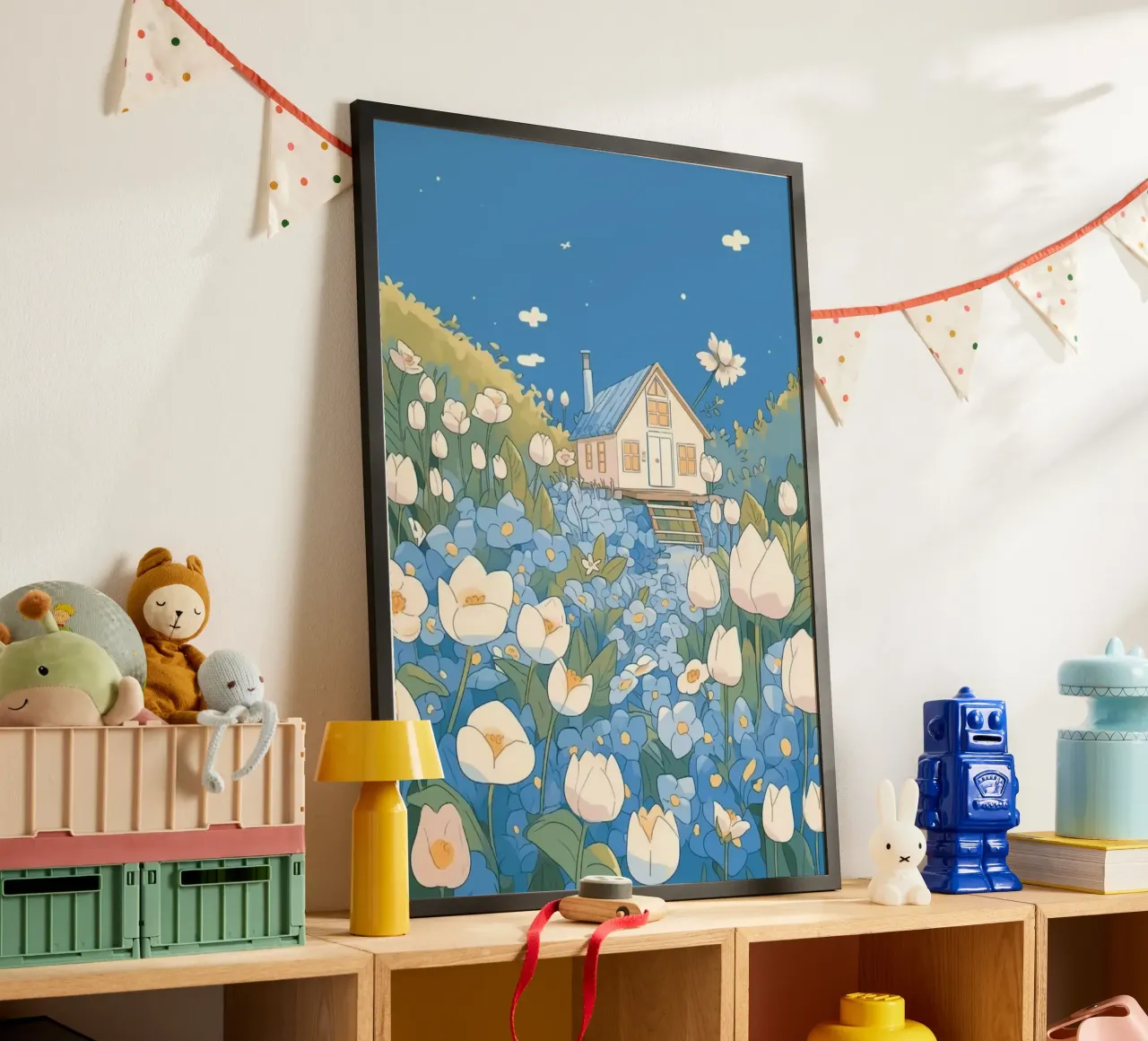 pathway flowerbeds poster da prindy