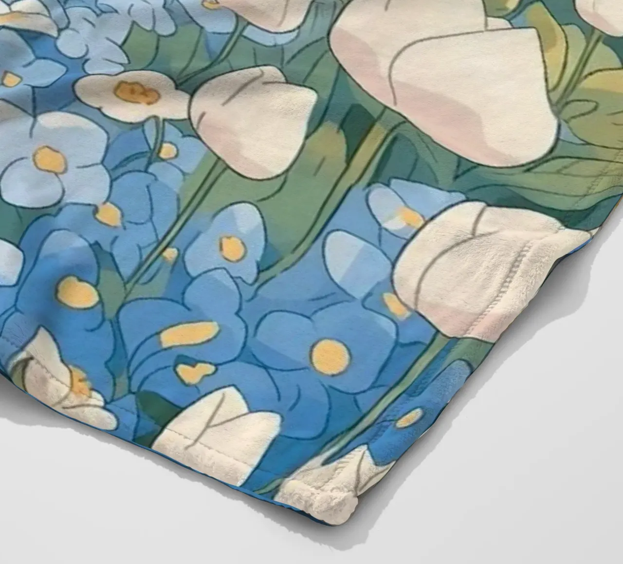 pathway flowerbeds fleecedeken van prindy