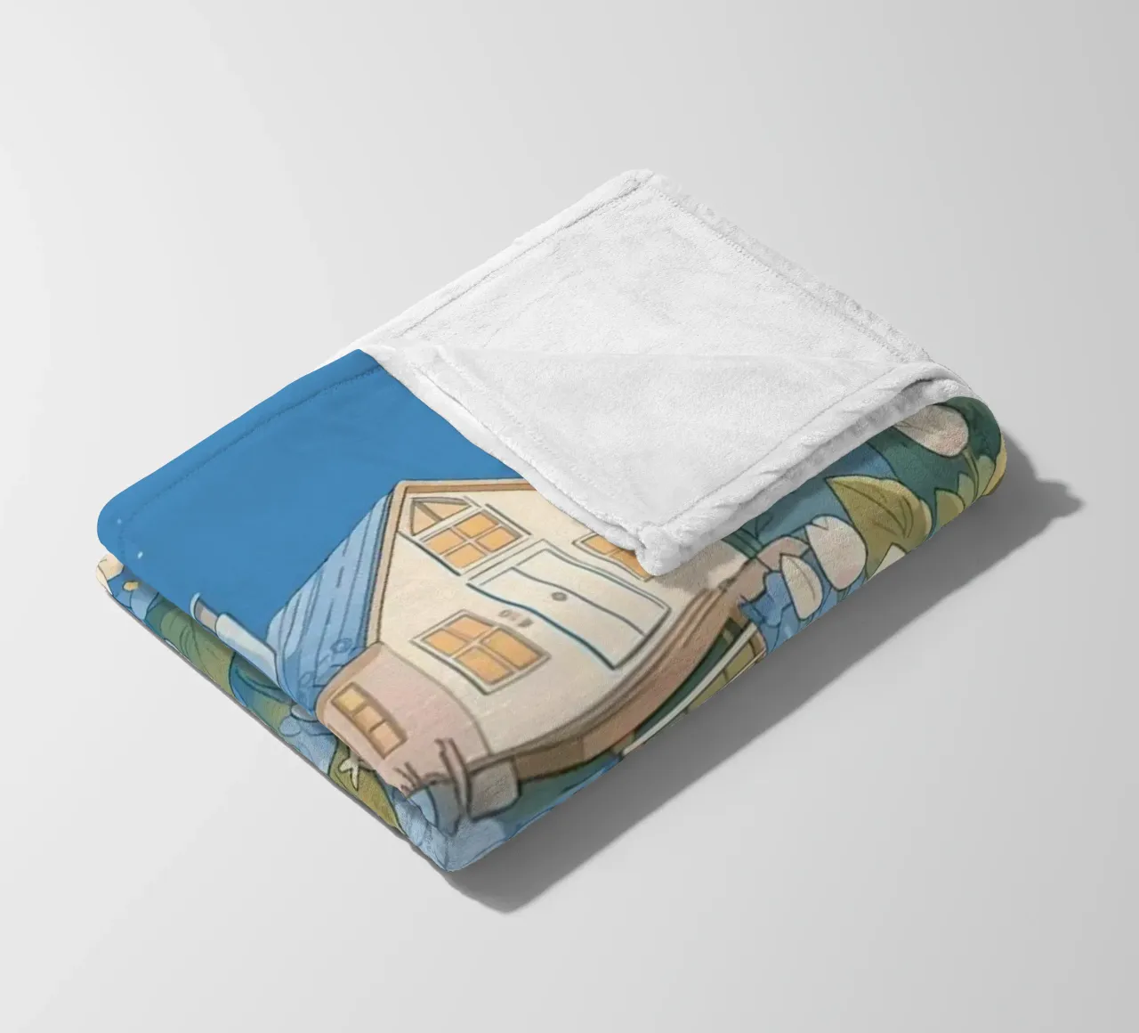 pathway flowerbeds fleecedeken van prindy