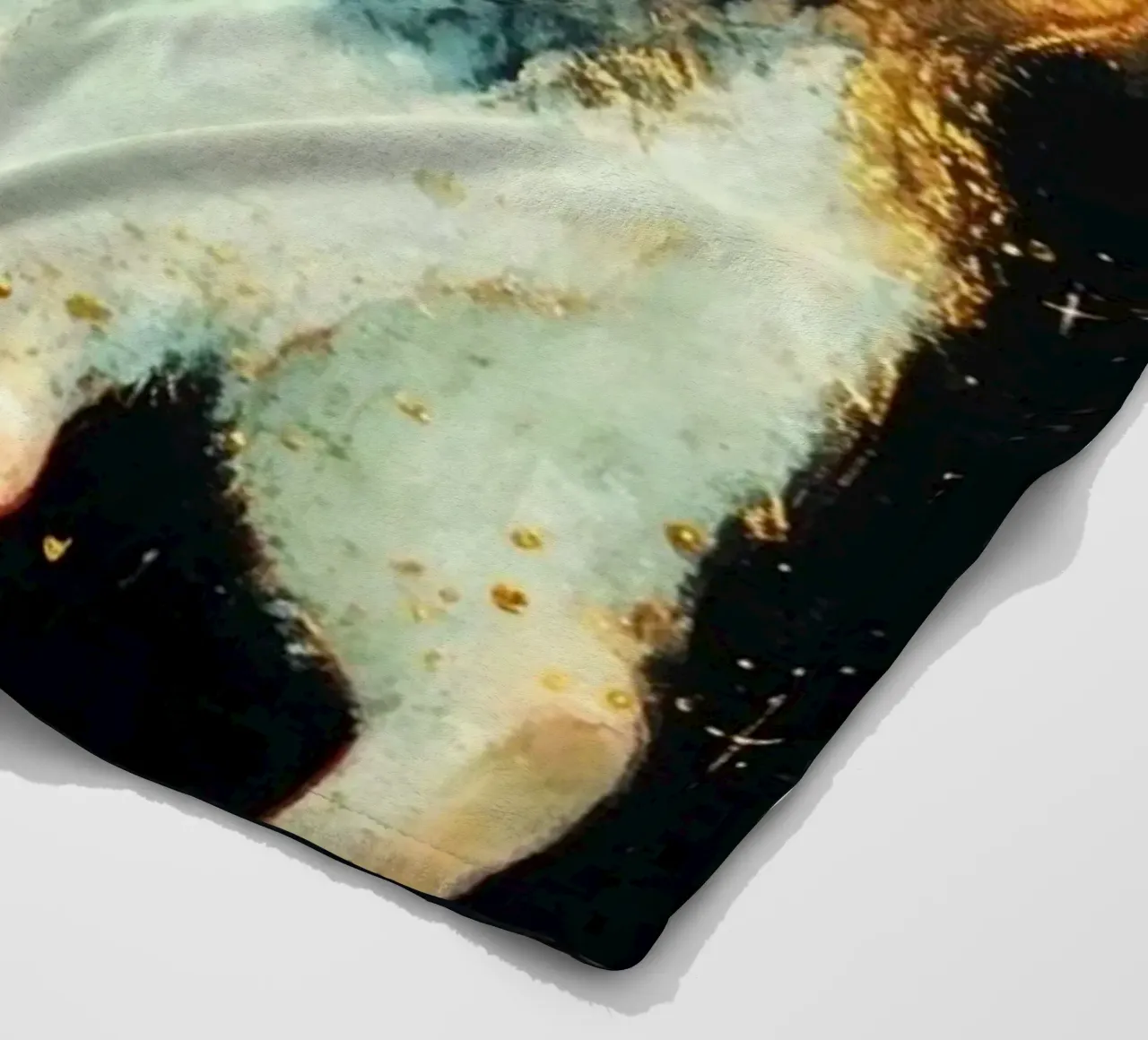 night feline fleece blanket by Histrol