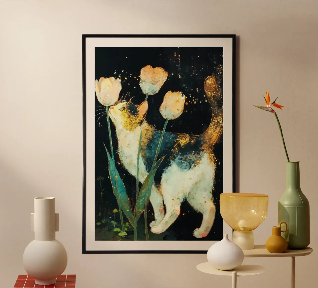 night feline hahnemühle by Histrol