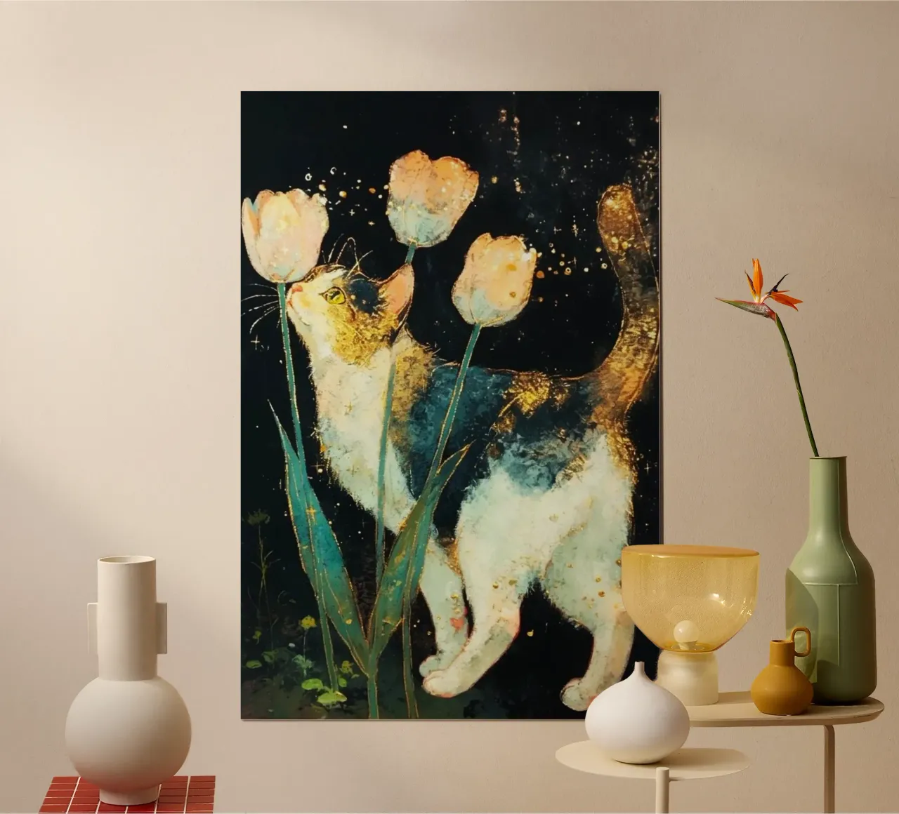 night feline hahnemühle by Histrol