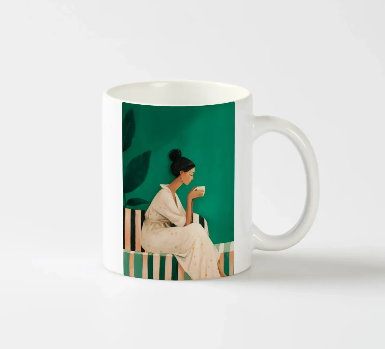 Morning Ritual ceramic mug by Clara August