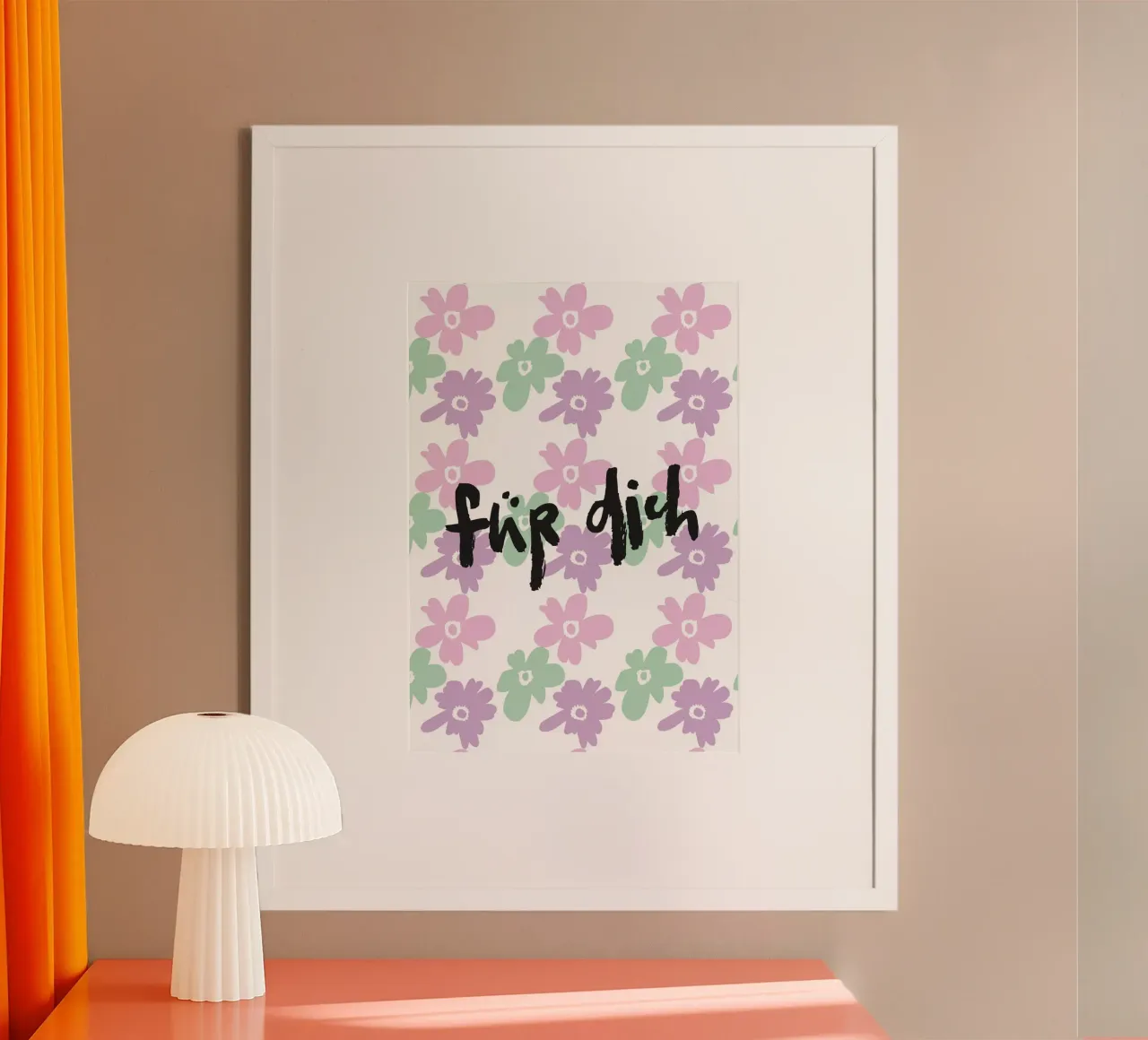 Per voi - Tipografia con fiori carta hahnemühle da Brushmeetspaper