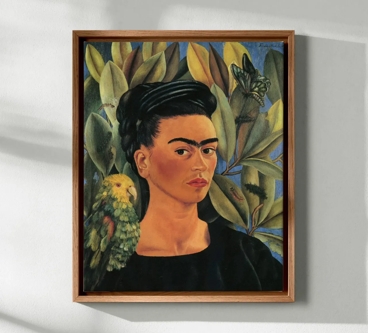 Self portrait With Bonito tela da lawrencearmstron