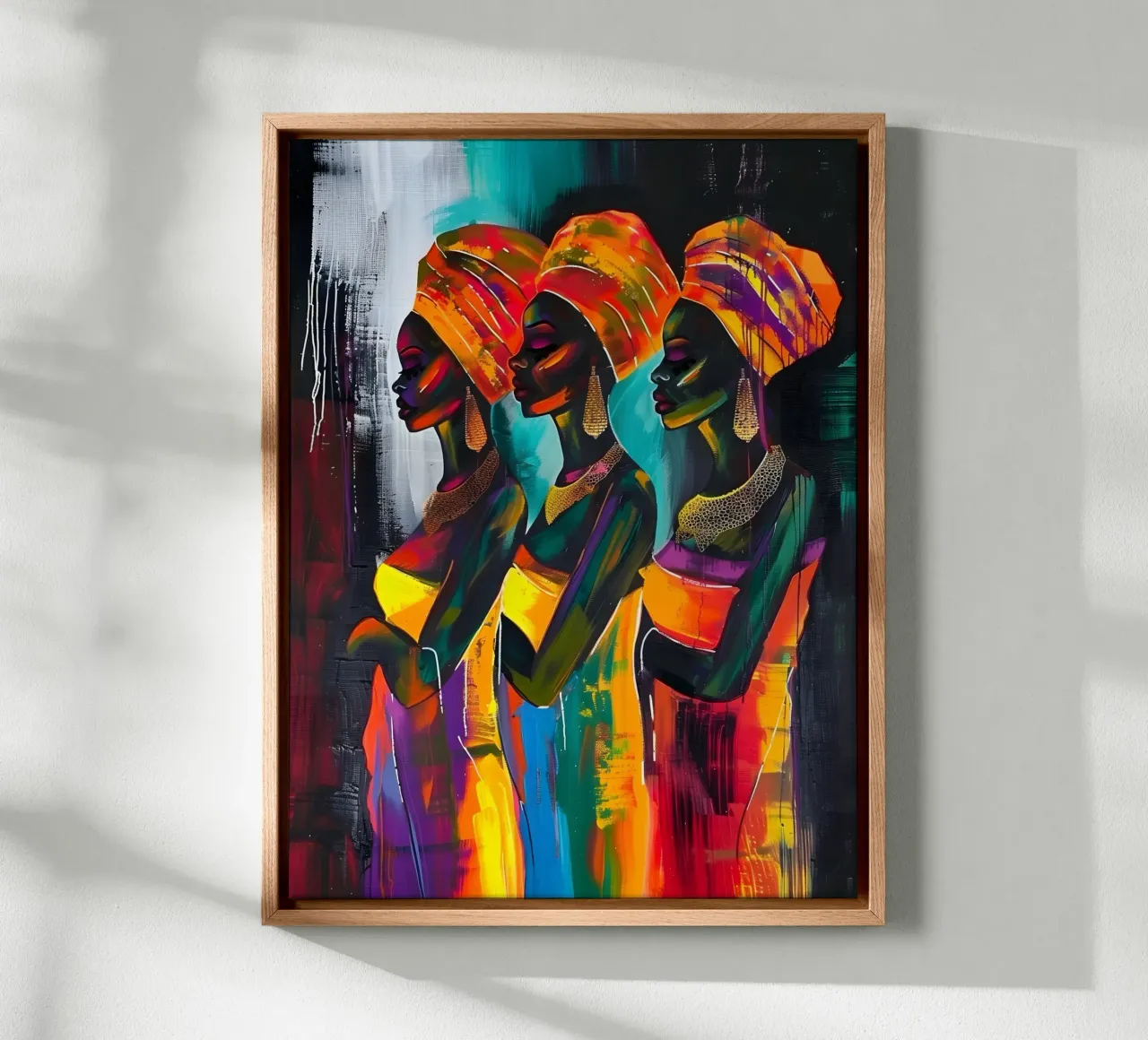Echos des Erbes Leinwand mit Schattenfugenrahmen von Artful Muse
