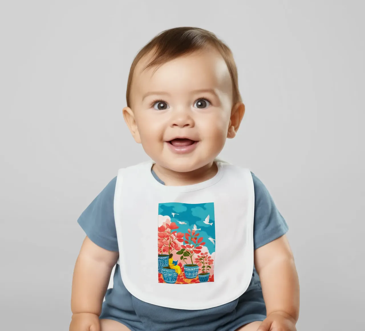 Cloud Garden bavaglino da Clara August