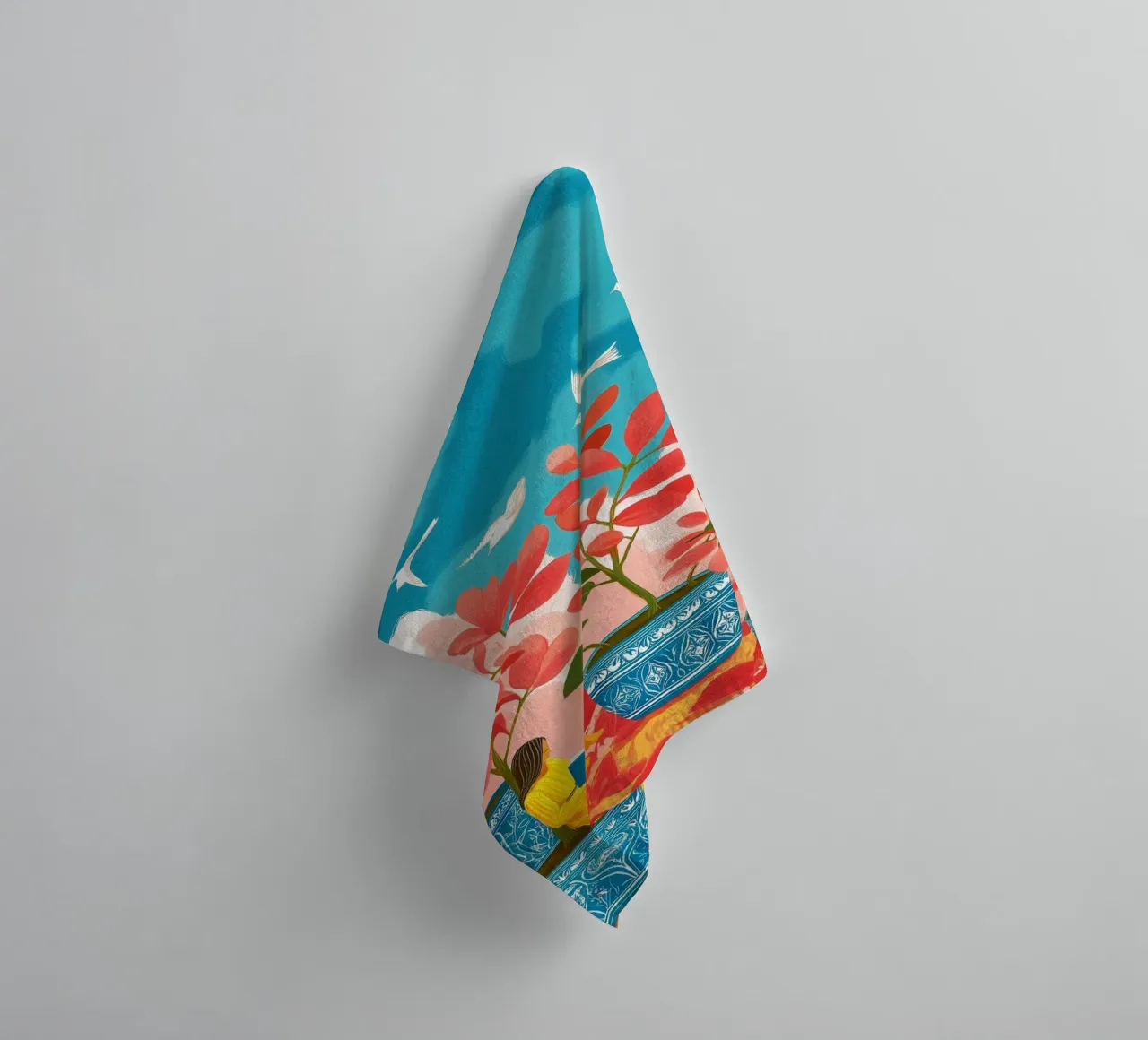 Cloud Garden Handtuch von Clara August