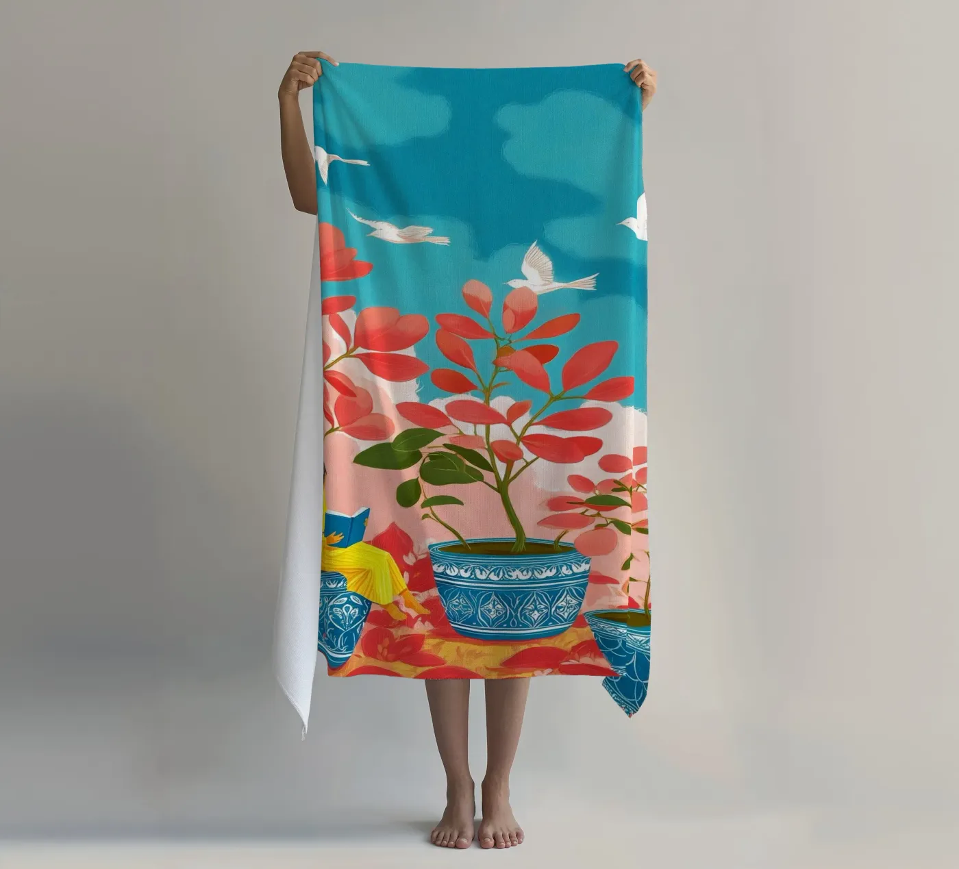 Cloud Garden telo mare da Clara August