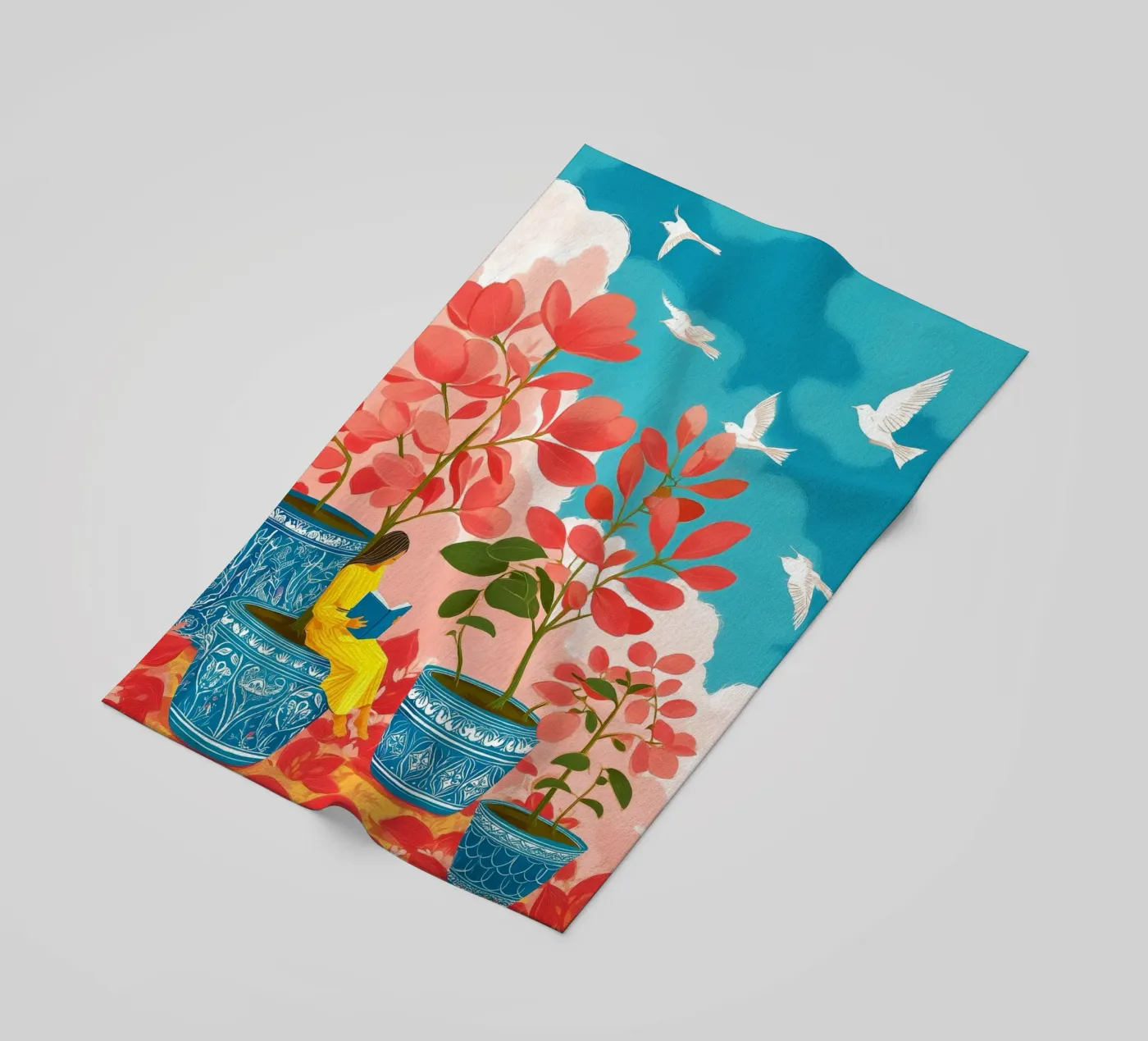 Cloud Garden telo mare da Clara August