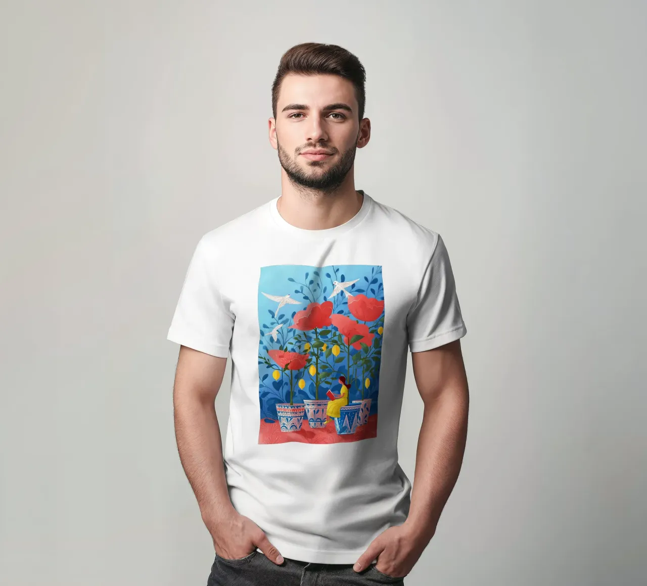 Lemon Bloom t-shirt da Clara August