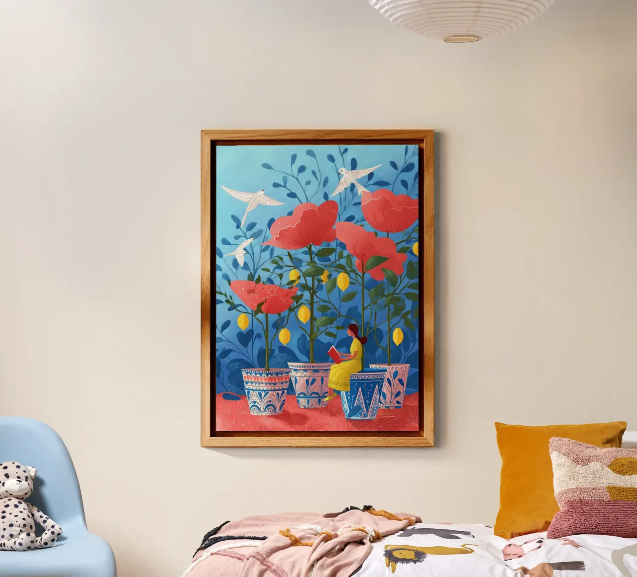 Lemon Bloom alluminio dibond da Clara August