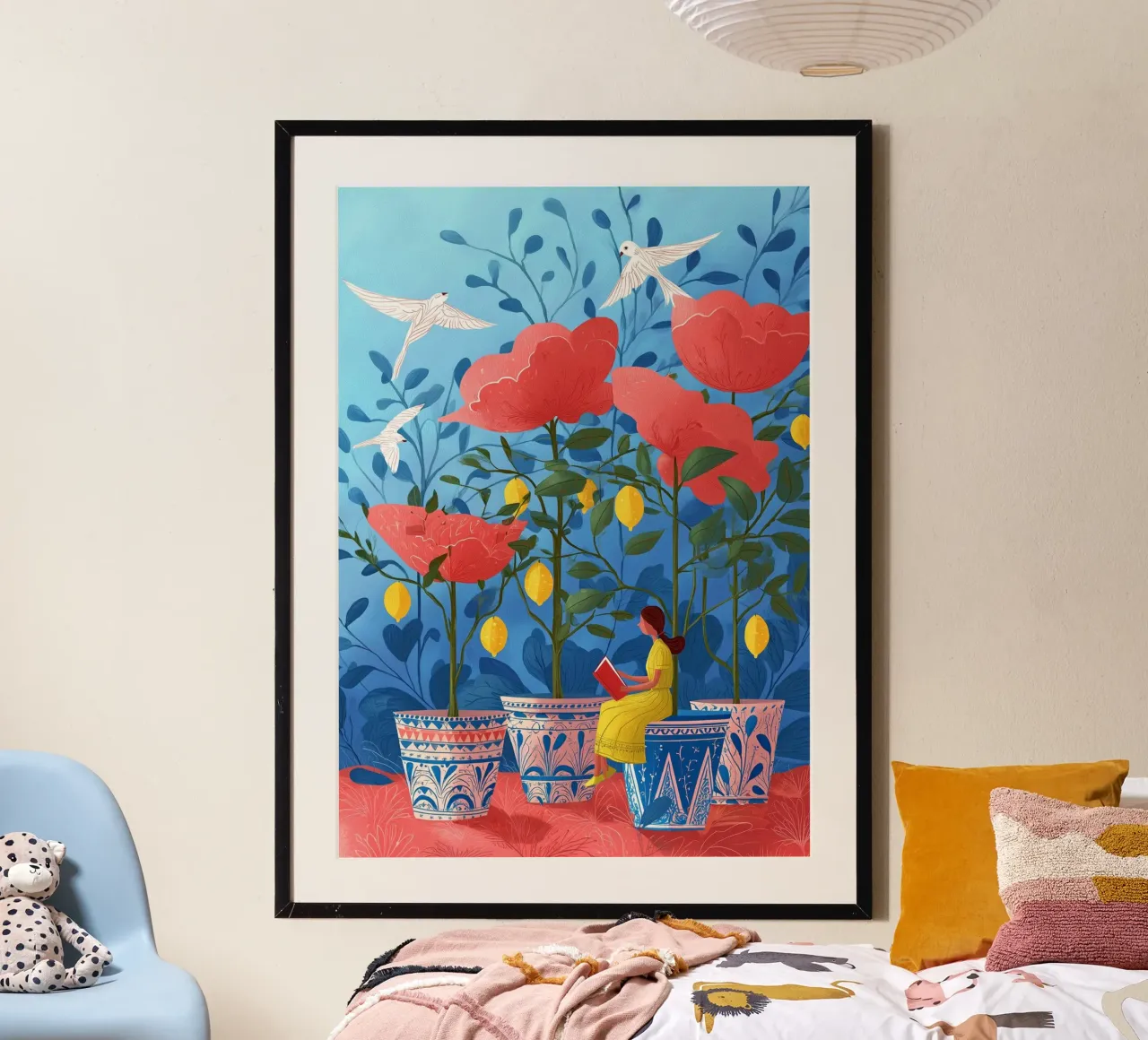 Lemon Bloom poster da Clara August