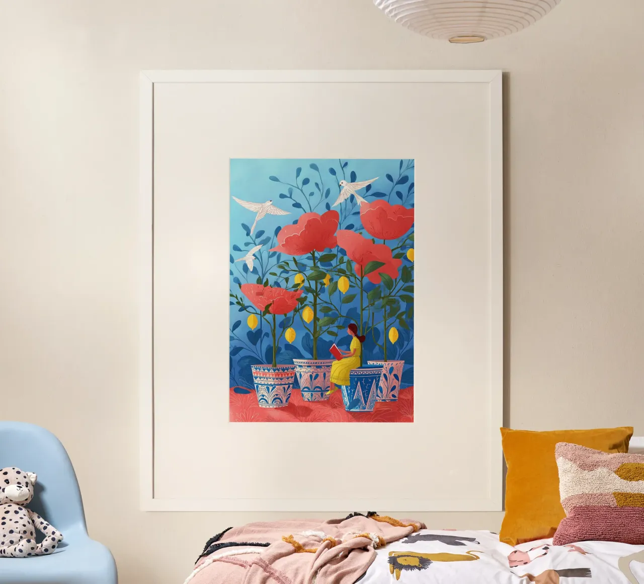 Lemon Bloom poster da Clara August