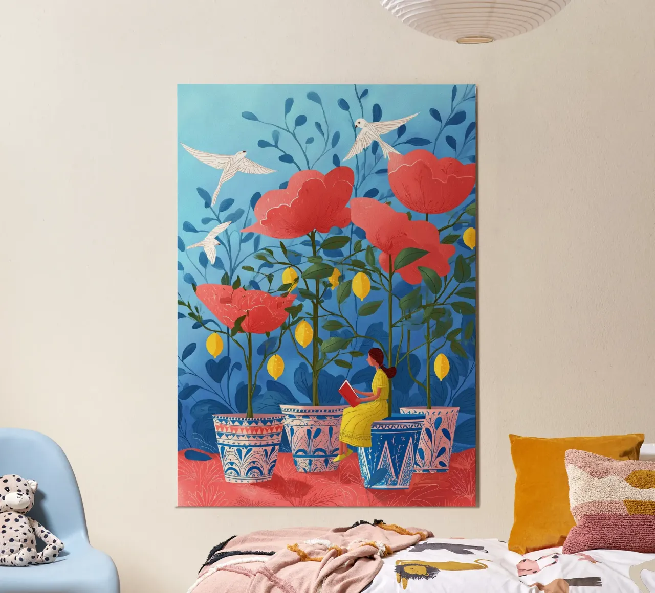 Lemon Bloom poster da Clara August