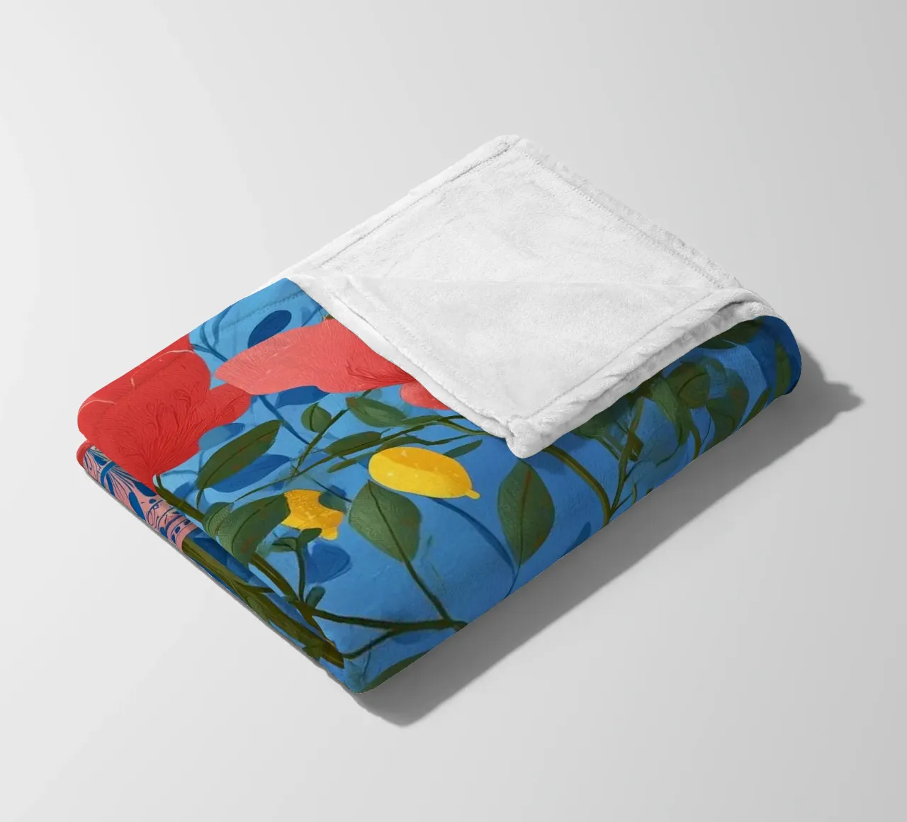 Lemon Bloom coperta in pile da Clara August