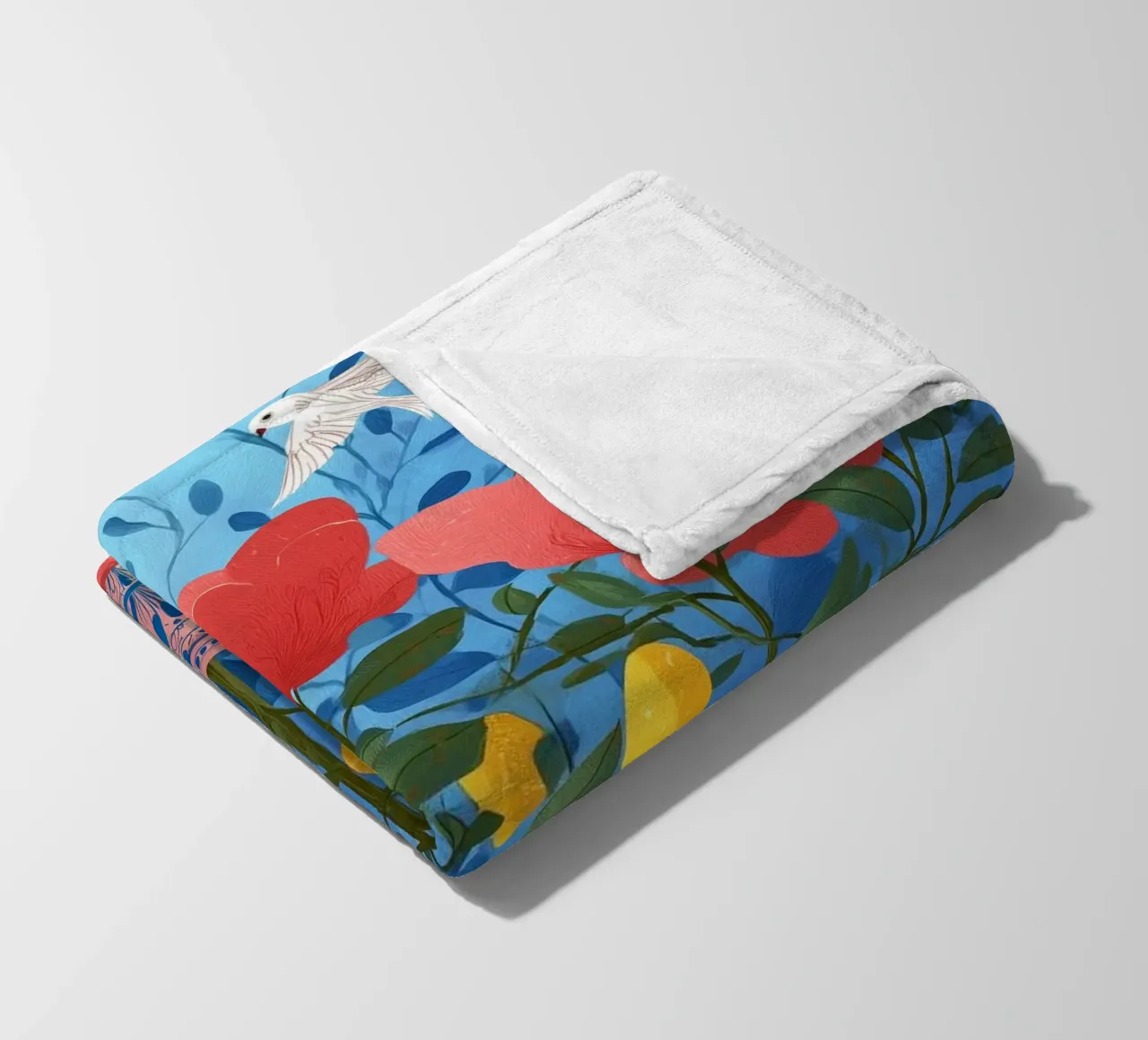 Lemon Bloom coperta in pile da Clara August