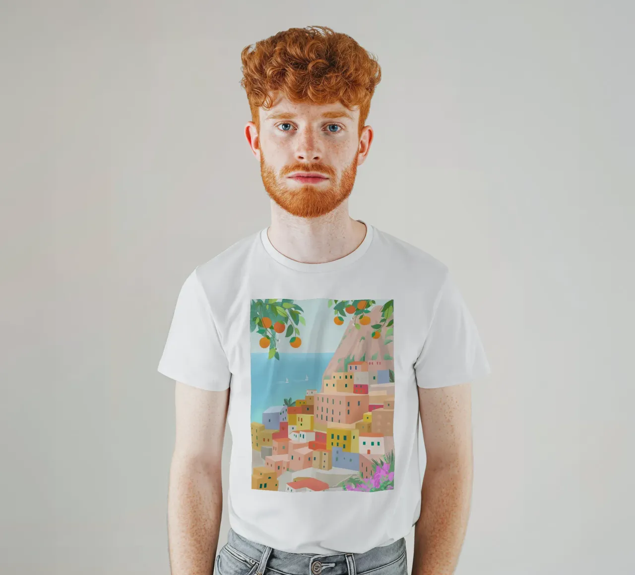Amalfi t-shirt da PetrArts