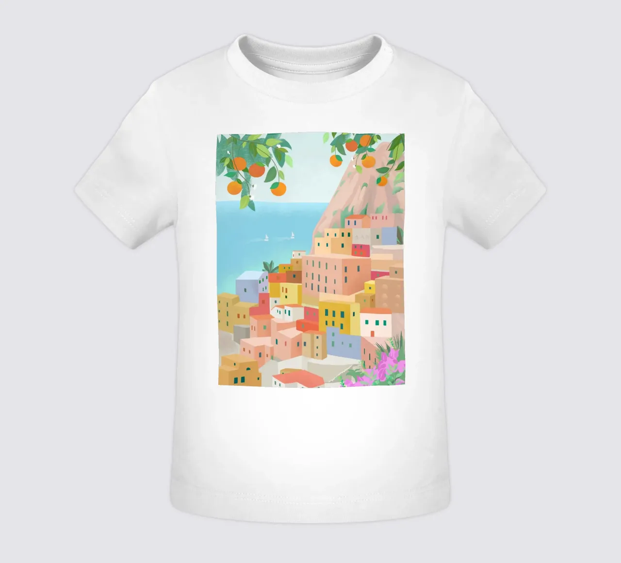 Amalfi maglietta neonato da PetrArts