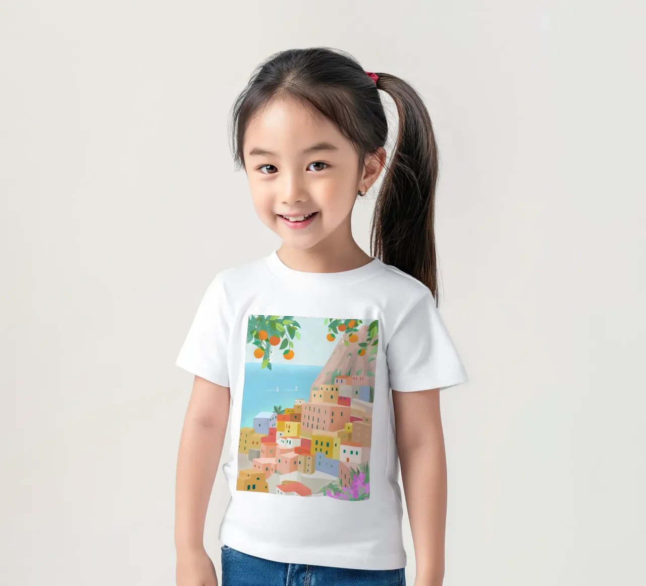 Amalfi kids t-shirt by PetrArts