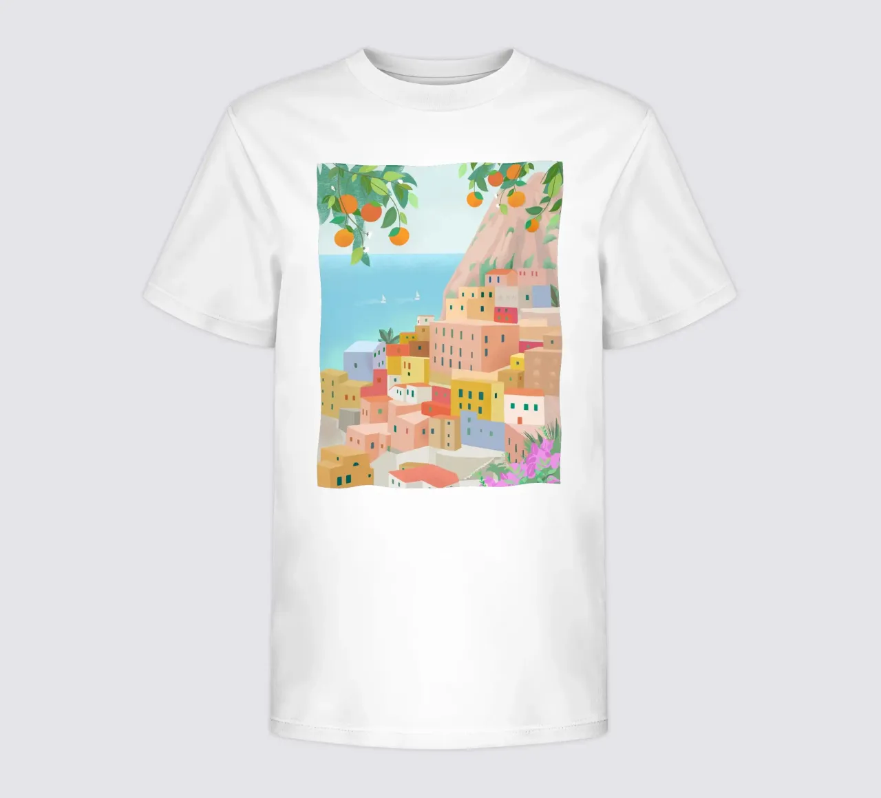 Amalfi kids t-shirt by PetrArts