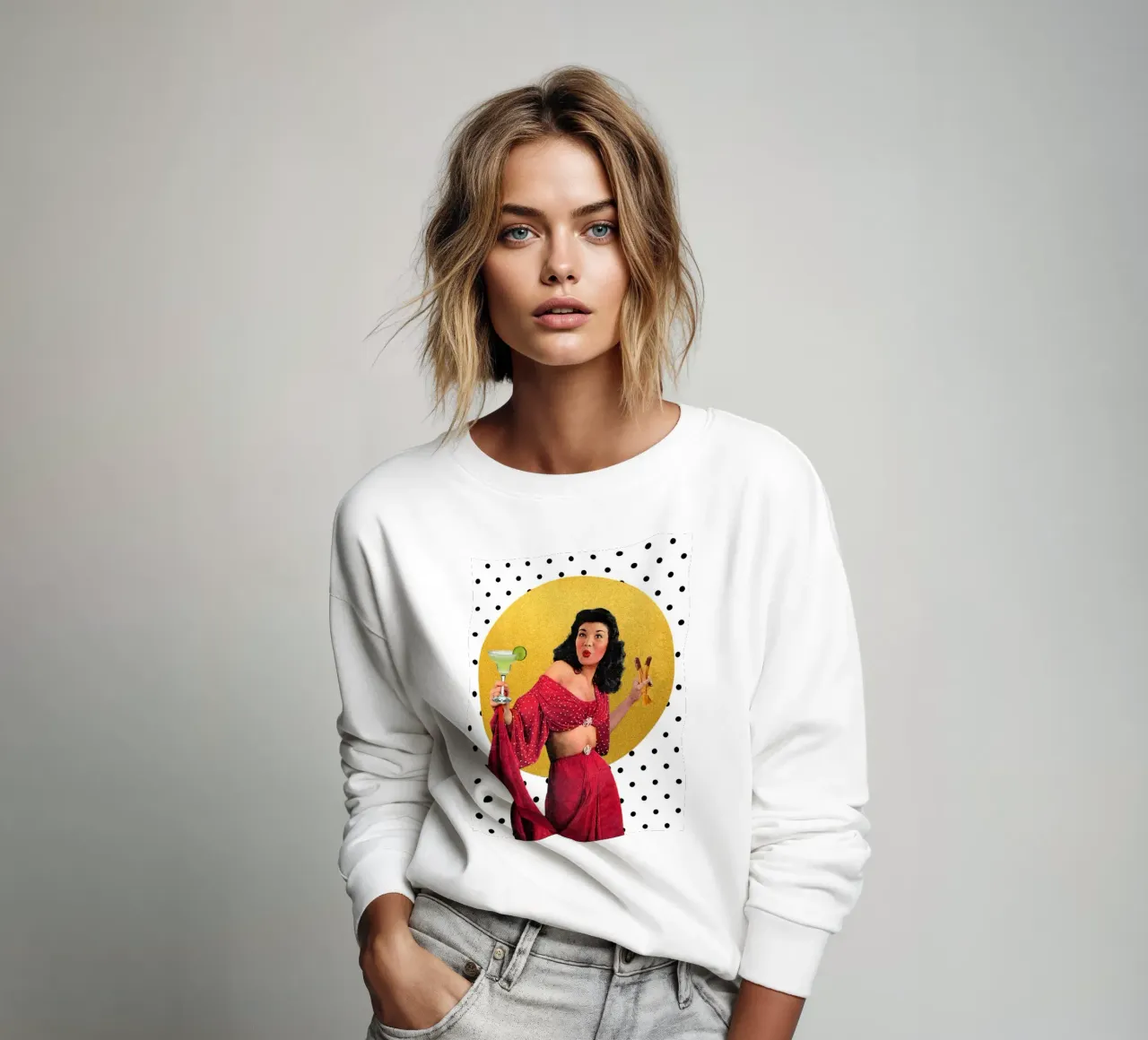 You can have it all (margaritas & churros) sudadera de MsGonzalez