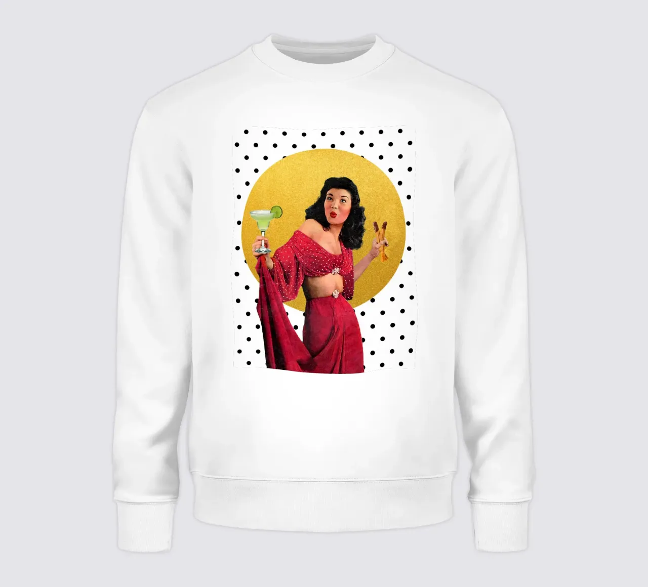You can have it all (margaritas & churros) sudadera de MsGonzalez