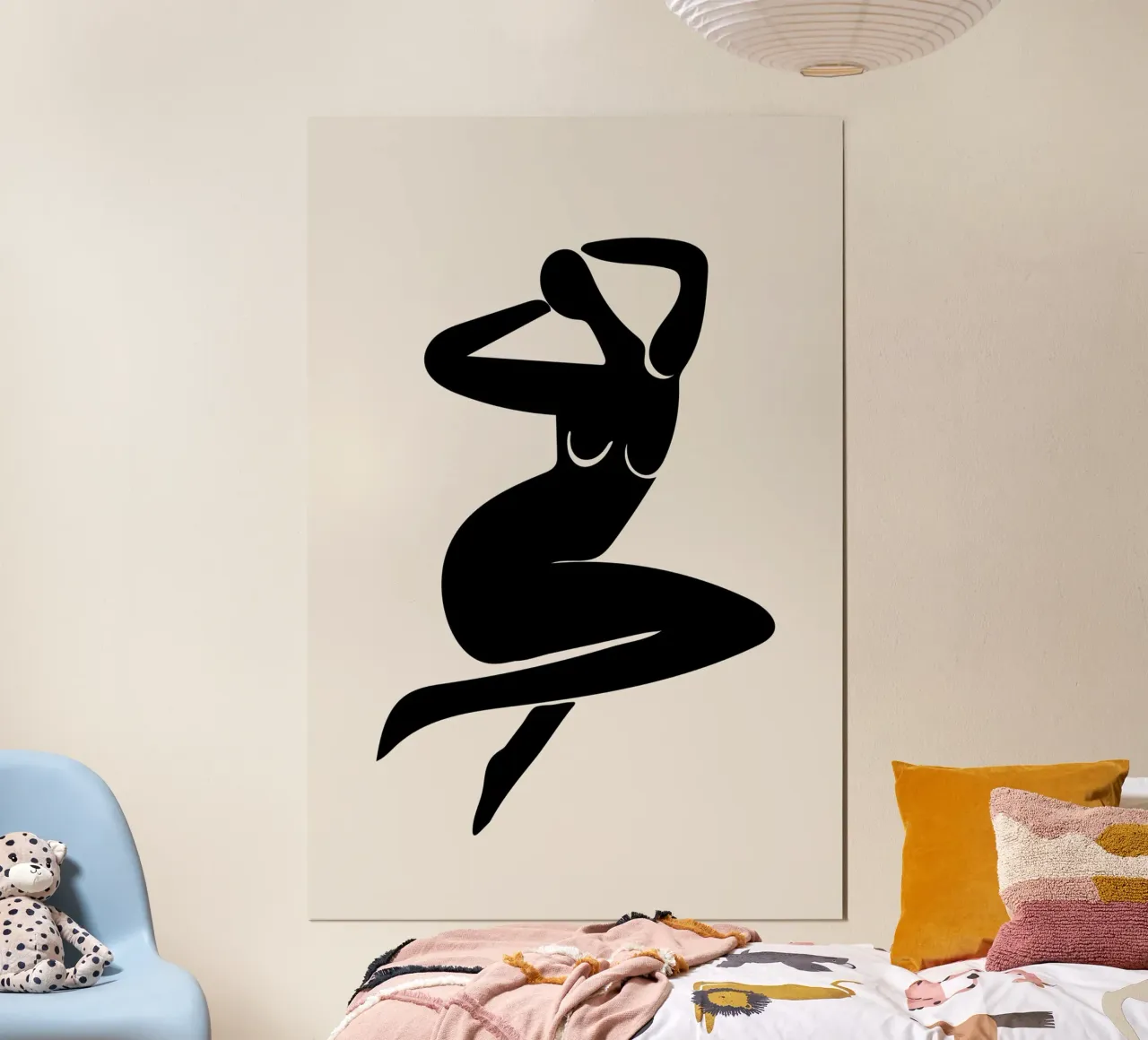 Simple Figures No 01 poster con telaio in plastica da treechild