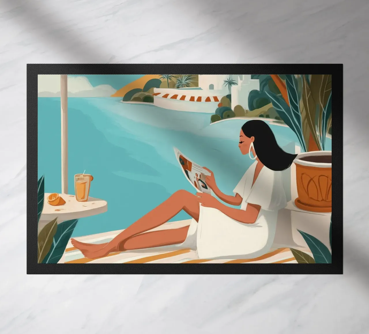 Mediterranean Citrus Coast I zerbino da Clara August