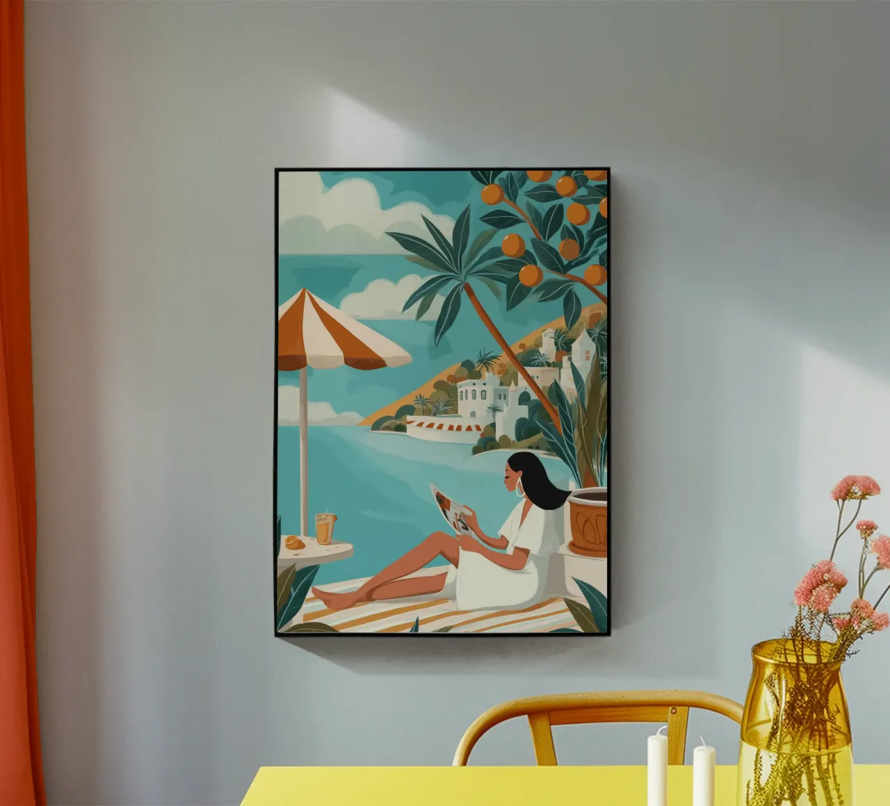 Mediterranean Citrus Coast I plexiglass da Clara August