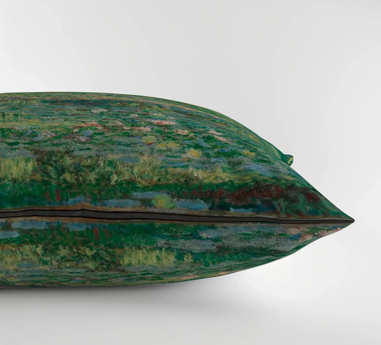 Bridge And Water Lilies cuscino da carolcrawofficialdesign