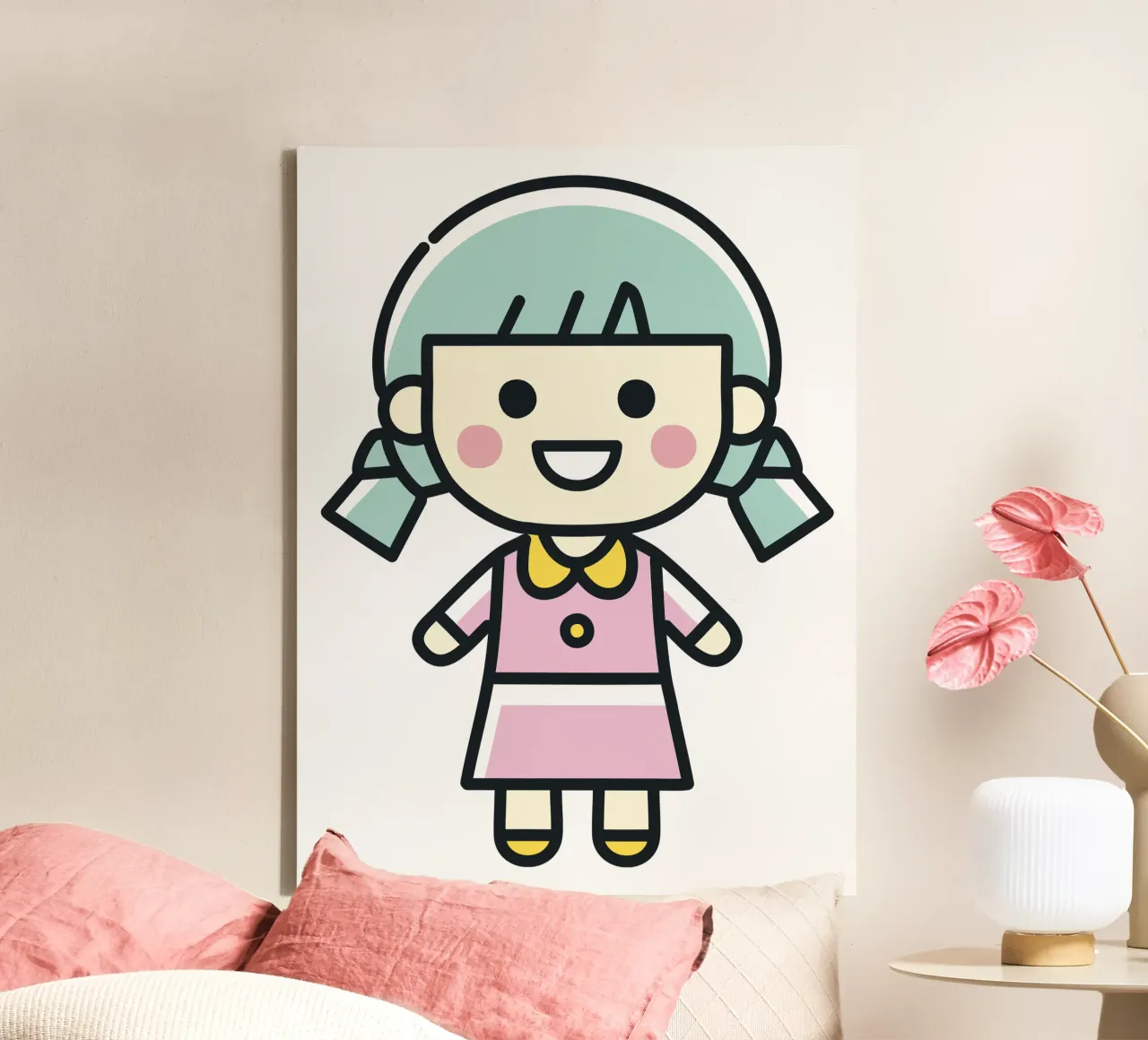 Doll 1 canvas by Rezh creations