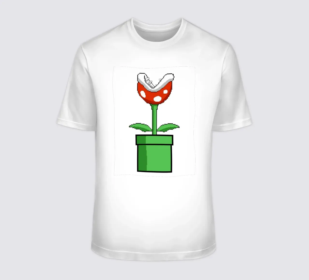 Pianta Piranha Pixel t-shirt da Pixel Addict