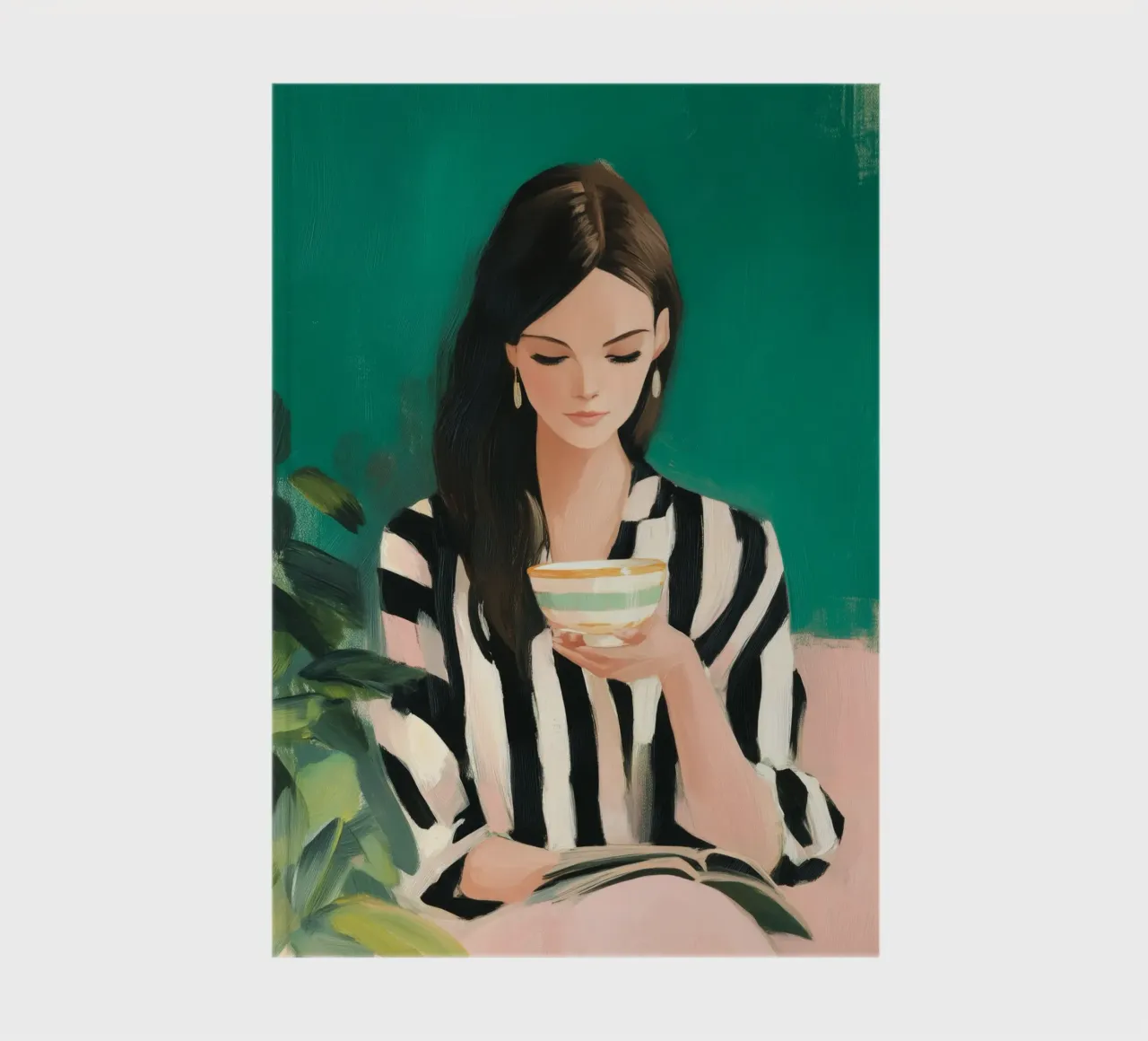 Soft Edges of a Still Morning notebook by Clara August