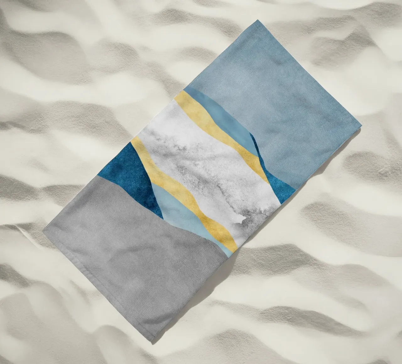 abstract waves telo mare da vintageshop