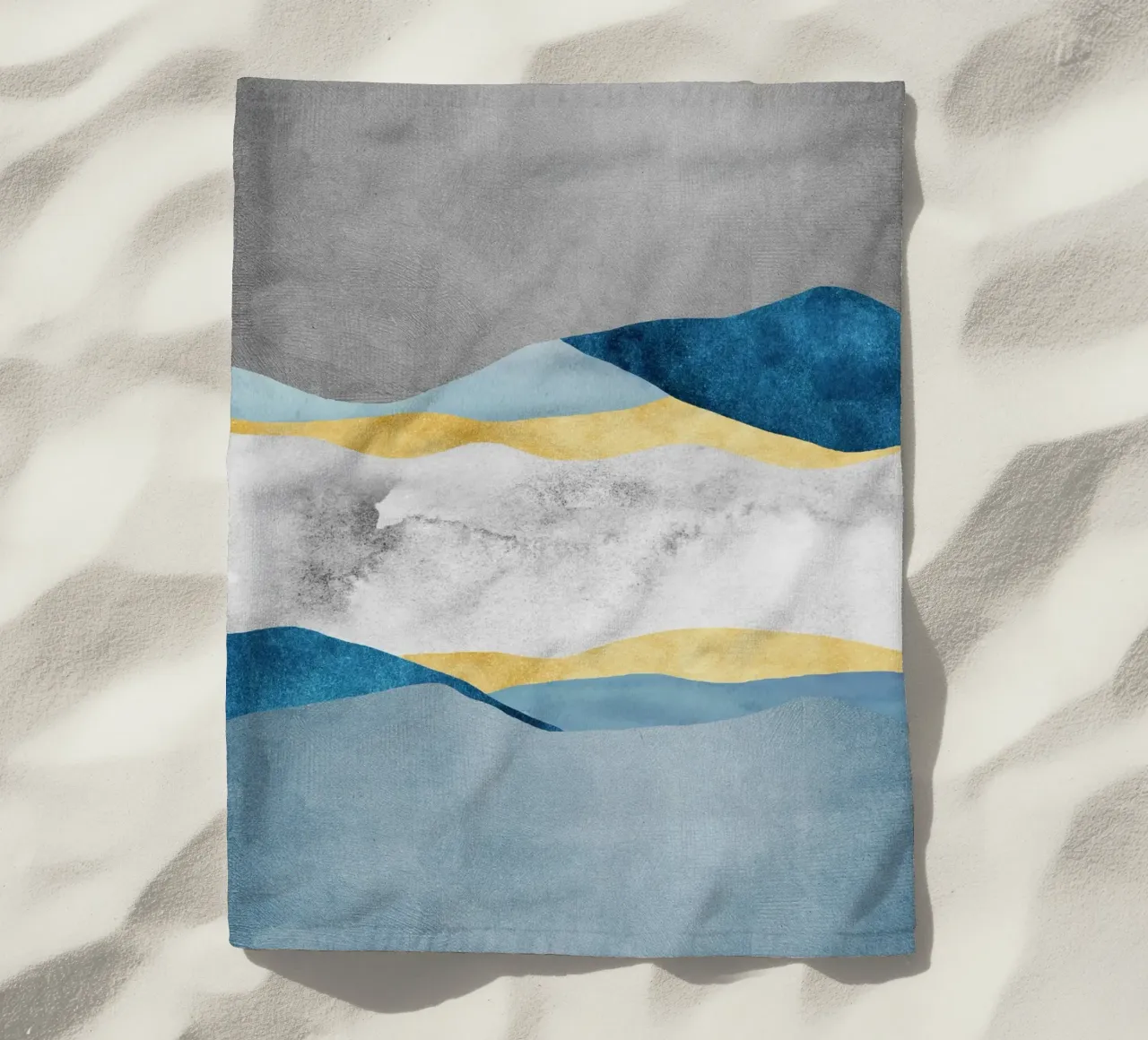 abstract waves telo mare da vintageshop