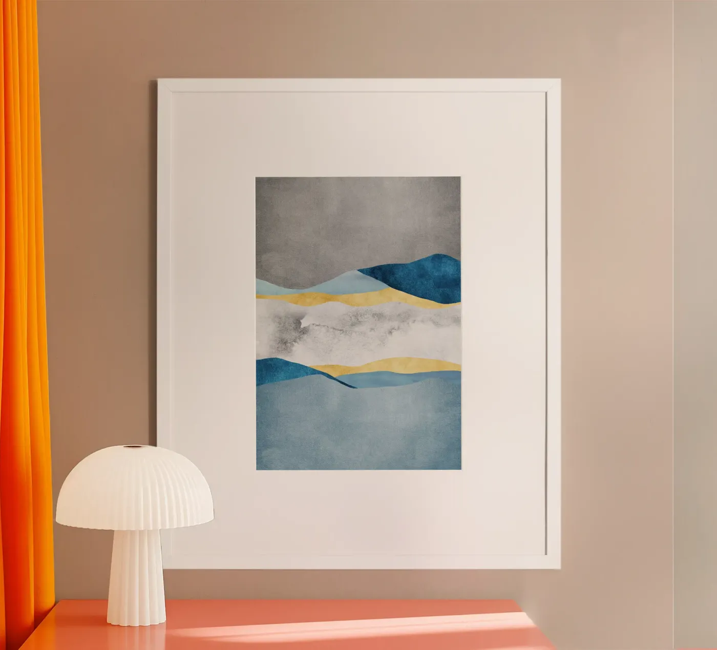 abstract waves Poster von vintageshop